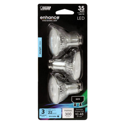 LED MR16 GU10 DL 35W 3PK