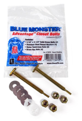CLOSET BOLTS Blue Monster Closet Bolts
