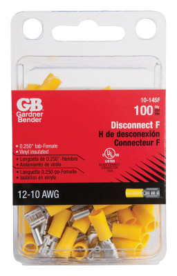 DISC F 12-10 AWG 100PK