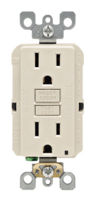 RECEP GFCI SL 15A LT AL