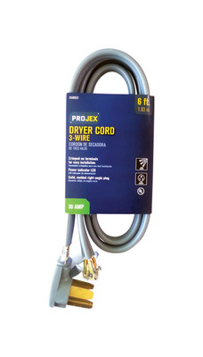 DRYER CORD 6 GRY