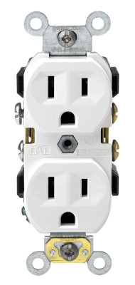 DUPLEX RECEPTACLE WHT15A