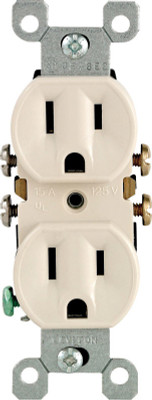 OUTLET DPLX 15 125V ALMD