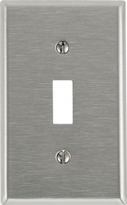 SWITCH WALLPLATE 1G STL