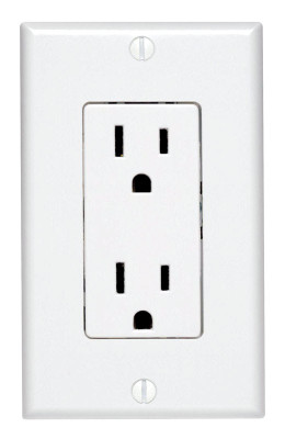 RECEPTACLE W/WALPLT15AWH