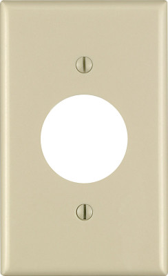 WALLPLATE 1G OUTLT IVORY