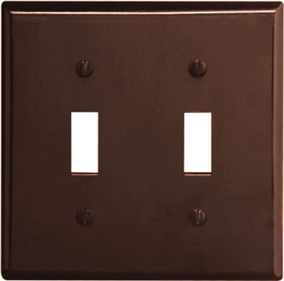 WALLPLAT 2G TOGLSWTCHBRN