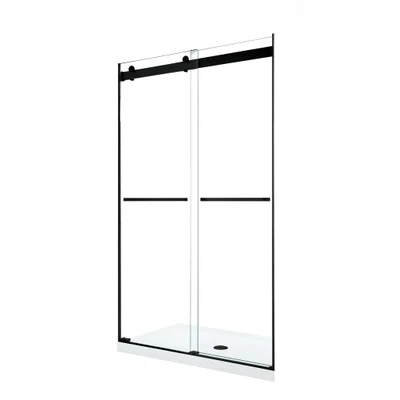 DreamLine Enigma-X 32.5" D x 72.4" W Sliding Shower Enclosure, Oil Rubbed Bronze, 76" H