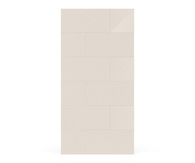 Swanstone Traditional Subway Tile 42x72 Glue-Up Bathtub & Shower Wall Panel, Mountain Mist