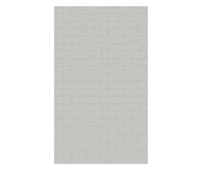 Swanstone Metro Subway Tile 50 x 84 Glue-Up Bathtub and Shower Single Wall Panel, Birch