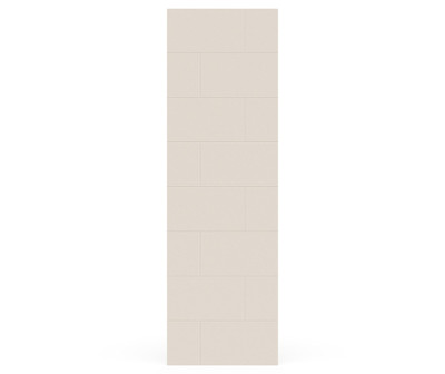 Swanstone TSMK-9630-1 30 x 96 Traditional Subway Tile Glue-Up Bathtub Shower Wall Panel Mountain Mist