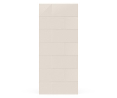 Swanstone 36x84 Traditional Subway Tile Glue-Up Bathtub and Shower Wall Panel, Mountain Mist
