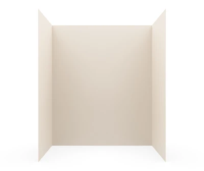 Swanstone SMMK72-3650 36 x 50 x 72 Smooth Glue-Up Bathtub and Shower Wall Kit, Mountain Mist