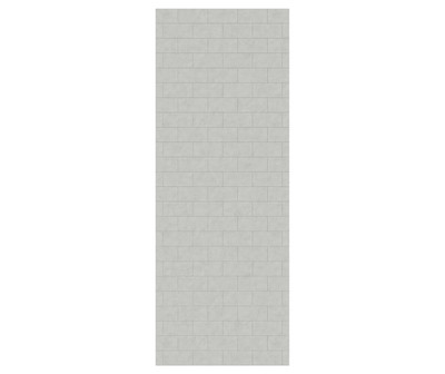 Swanstone Metro Subway Tile Glue-Up Bathtub & Shower Wall Panel 38x96 Birch
