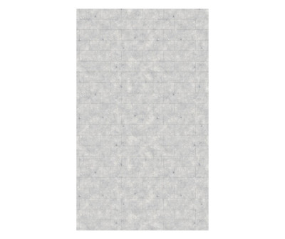 Swanstone Metro Subway Tile Glue-Up Bathtub & Shower Wall Panel, 50 x 84, Ice