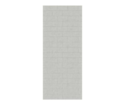Swanstone Metro Subway Tile 32 x 72 Glue-Up Bathtub & Shower Single Wall Panel in Birch