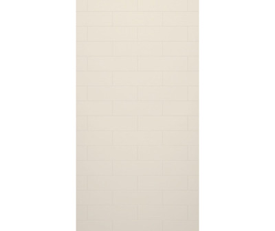 Swanstone Modern Subway Tile Glue Up Bathtub & Shower Wall Panel 50x72 Bisque