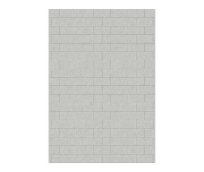 Swanstone Metro Subway Tile 50 x 72 Glue-Up Bathtub and Shower Wall Panel in Birch