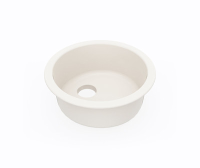 Swanstone KSRB-18 Dual Mount Round Bowl Sink Bisque