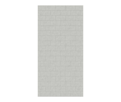 Swanstone Metro Subway Tile 36 x 72 Glue-Up Bathtub and Shower Single Wall Panel in Birch