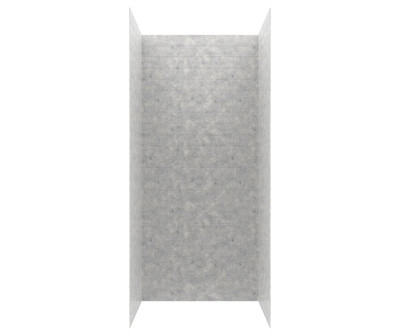 Swanstone Metro Subway Tile Glue-Up Shower Wall Kit 34x42x96 Ice