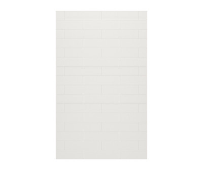 Swanstone Modern Subway Tile Glue-Up Bathtub & Shower Wall Panel 36x96 Birch