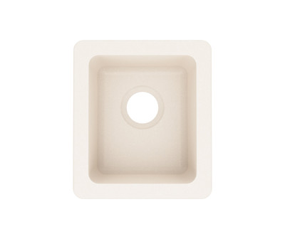 Swanstone US-1210 13 x 15 Undermount Entertainment Sink, Tahiti White