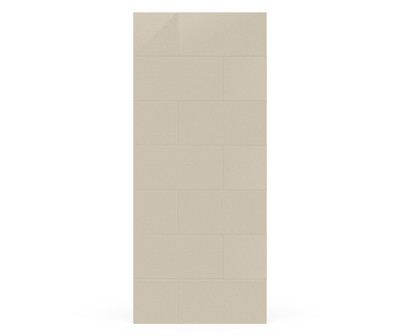 Swanstone 36 x 84 Traditional Subway Tile Glue-Up Bathtub & Shower Wall Panel, Coastal Sands