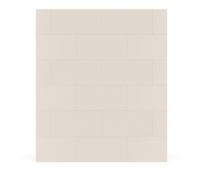 Swanstone Traditional Subway Tile 50 x 72 Glue-Up Bathtub & Shower Wall Panel, Mountain Mist