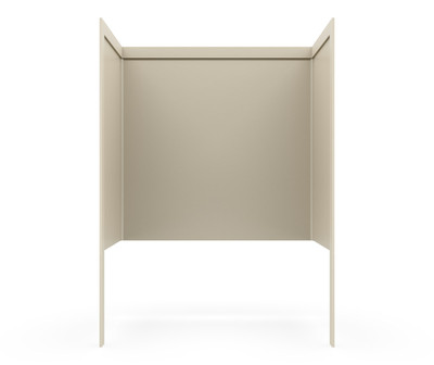 Swanstone® Smooth Glue-Up Tub Wall Kit 34 x 60 x 60 Coastal Sands
