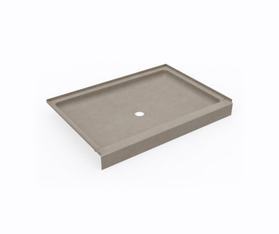 Swanstone SS-3448 34 x 48 Alcove Shower Pan with Center Drain, Limestone