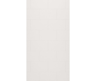 Swanstone TSMK-9642-1 42x96 Traditional Subway Tile Glue-Up Bathtub & Shower Wall Panel, Birch