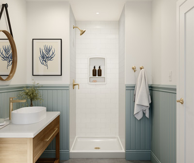 Swanstone SS-3636 36x36 Alcove Shower Pan with Center Drain, Coastal Sands