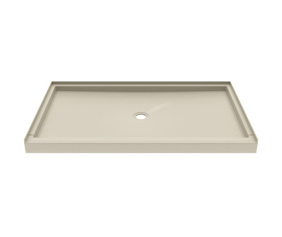 Swanstone SS-3660 36 x 60 Alcove Shower Pan with Center Drain Coastal Sands