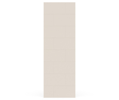 Swanstone 32 x 96 Traditional Subway Tile Glue-Up Bathtub and Shower Wall Panel, Mountain Mist