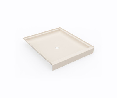Swanstone SS-4236 42 x 36 Alcove Shower Pan with Center Drain, Tahiti White