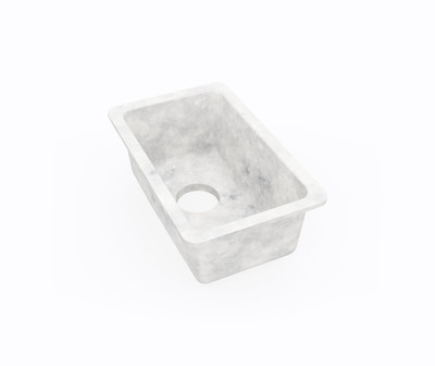Swanstone US-1711 11 x 17 Undermount Single Bowl Sink, Ice