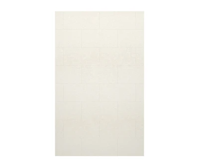 Swanstone Traditional Subway Tile Glue Up Bathtub & Shower Wall Panel 62x96 Tahiti White