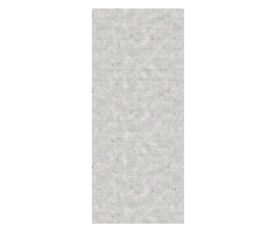Swanstone Metro Subway Tile 36 x 84 Glue-Up Bathtub and Shower Wall Panel, Ice