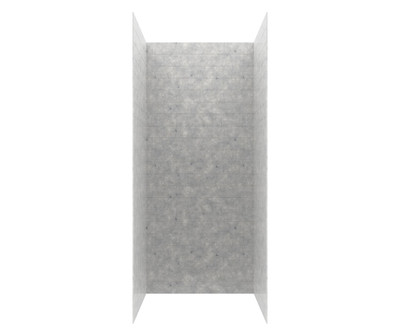 Swanstone Metro Subway Tile Glue-Up Shower Wall Kit 36x36x84 Ice
