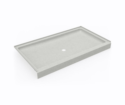 Swanstone SS-3460 34 x 60 Alcove Shower Pan with Center Drain Birch