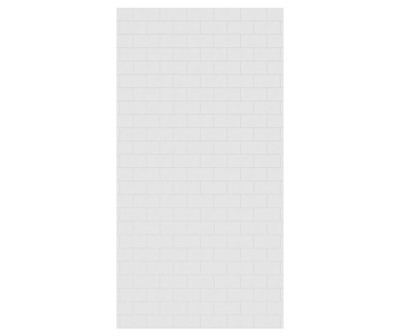 Swanstone Metro Subway Tile 50 x 96 Glue-Up Bathtub and Shower Wall Panel, White