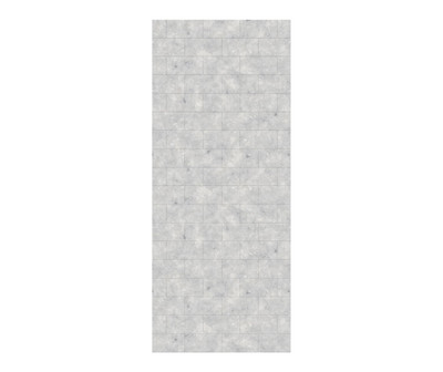 Swanstone Metro Subway Tile 30 x 72 Glue-Up Bathtub & Shower Wall Panel, Ice