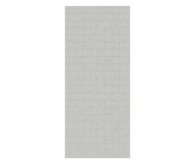 Swanstone Metro Subway Tile 42x84 Glue-Up Bathtub and Shower Wall Panel, Birch