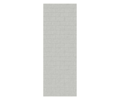 Swanstone Metro Subway Tile 32x84 Glue-Up Bathtub & Shower Wall Panel, Birch