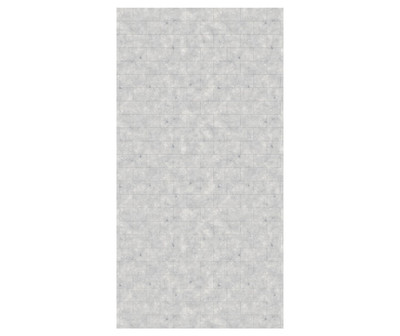 Swanstone Metro Subway Tile Glue-Up Bathtub & Shower Wall Panel 50x96 Ice