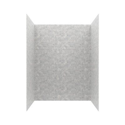 Swanstone Metro Subway Tile Glue-Up Shower Wall Kit 42x62x84 Ice