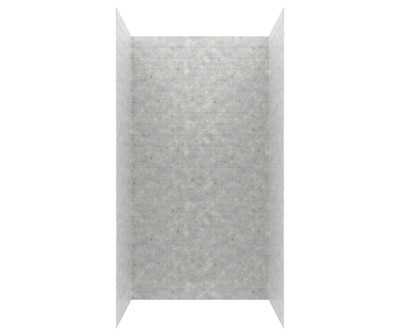 Swanstone Metro Subway Tile Glue-Up Shower Wall Kit 36 x 50 x 96 Ice