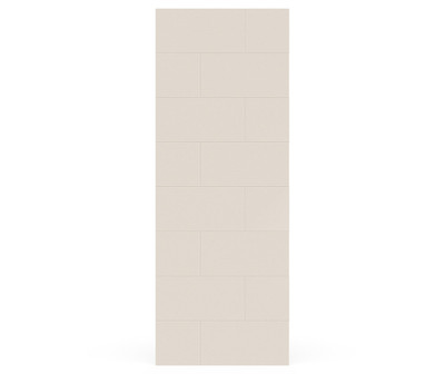 Swanstone Traditional Subway Tile Glue-Up Bathtub & Shower Wall Panel 38" x 96" Mountain Mist