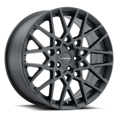 Vision Wheel 5x4.5 Satin Black VIS Recoil Wheel